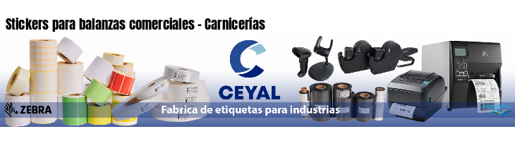 Stickers para balanzas comerciales - Carnicerías