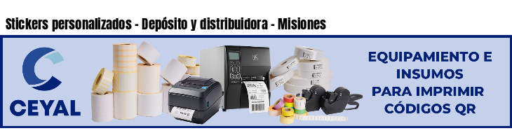 Stickers personalizados - Depósito y distribuidora - Misiones