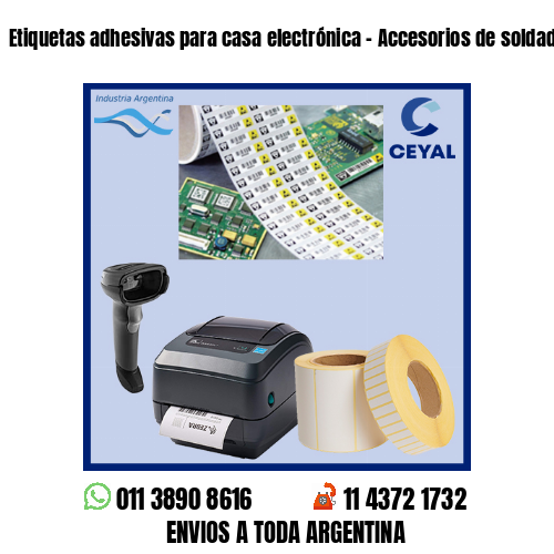 Etiquetas adhesivas para casa electrónica – Accesorios de soldado