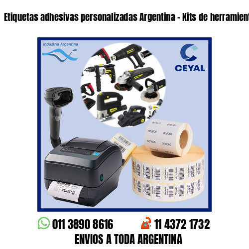 Etiquetas adhesivas personalizadas Argentina – Kits de herramientas