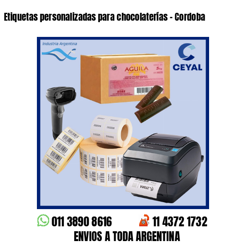 Etiquetas personalizadas para chocolaterías – Cordoba