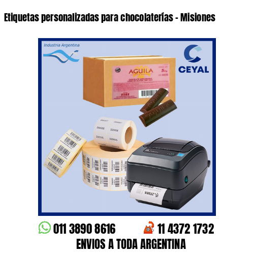 Etiquetas personalizadas para chocolaterías – Misiones