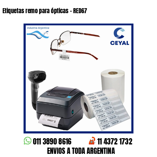 Etiquetas remo para ópticas – RED67