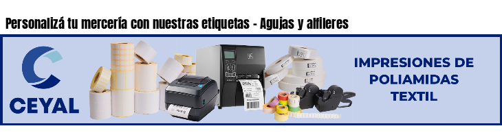 Personalizá tu mercería con nuestras etiquetas - Agujas y alfileres