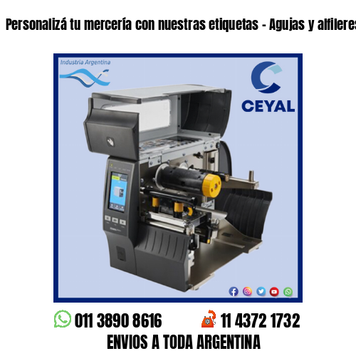 Personalizá tu mercería con nuestras etiquetas – Agujas y alfileres