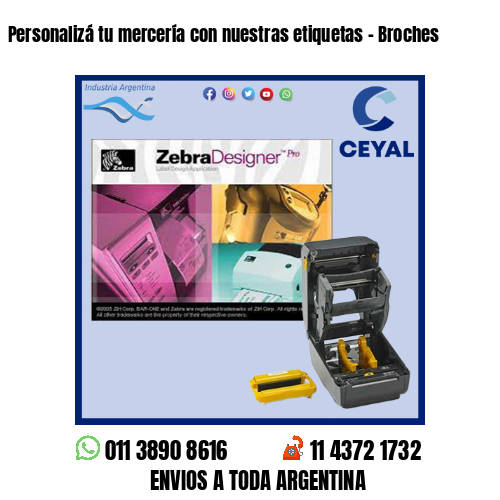 Personalizá tu mercería con nuestras etiquetas – Broches