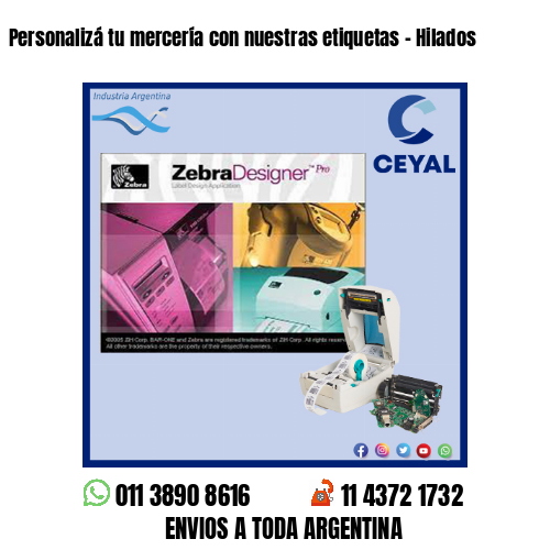 Personalizá tu mercería con nuestras etiquetas – Hilados