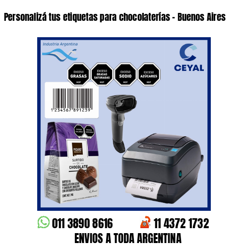 Personalizá tus etiquetas para chocolaterías – Buenos Aires