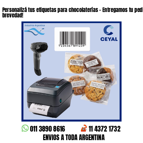 Personalizá tus etiquetas para chocolaterías – Entregamos tu pedido a la brevedad!