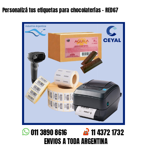Personalizá tus etiquetas para chocolaterías – RED67