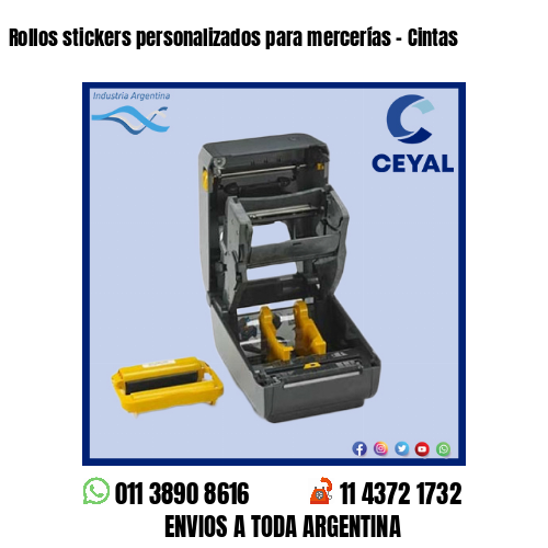 Rollos stickers personalizados para mercerías – Cintas