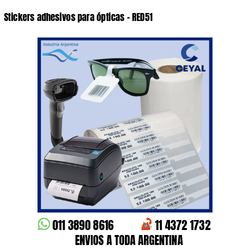 Stickers adhesivos para ópticas – RED51
