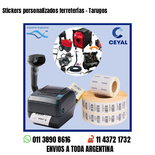 Stickers personalizados ferreterías – Tarugos
