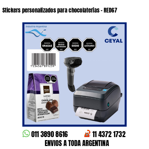 Stickers personalizados para chocolaterías – RED67