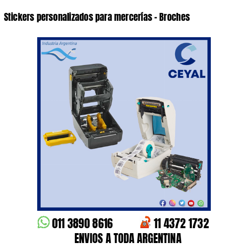 Stickers personalizados para mercerías – Broches