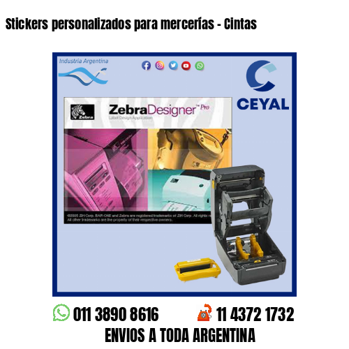 Stickers personalizados para mercerías – Cintas