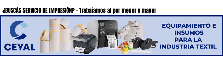 ¿BUSCÁS SERVICIO DE IMPRESIÓN? - Trabajamos al por menor y mayor