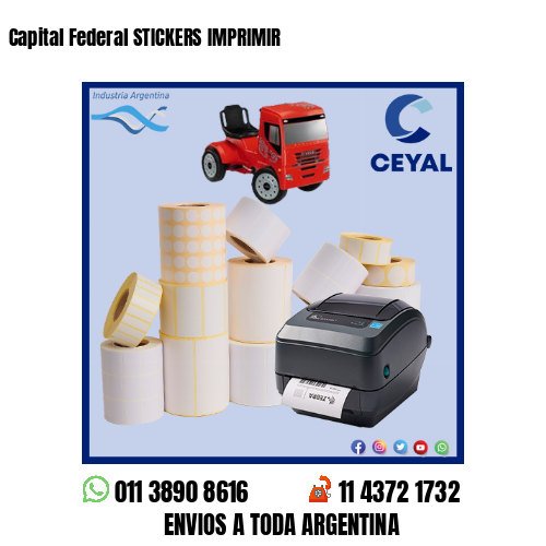 Capital Federal STICKERS IMPRIMIR