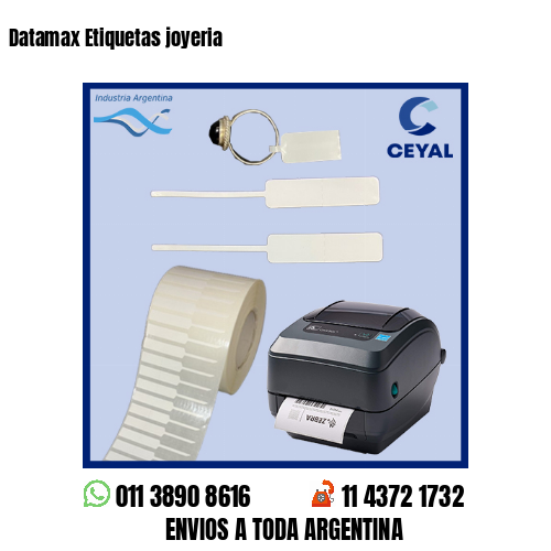 Datamax Etiquetas joyeria