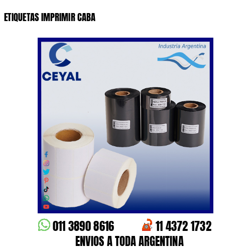 ETIQUETAS IMPRIMIR CABA