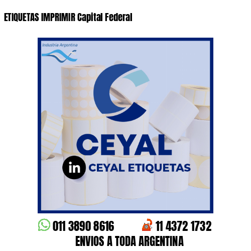 ETIQUETAS IMPRIMIR Capital Federal