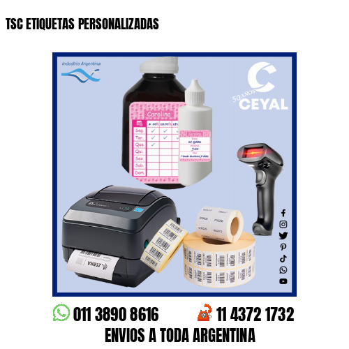 TSC ETIQUETAS PERSONALIZADAS