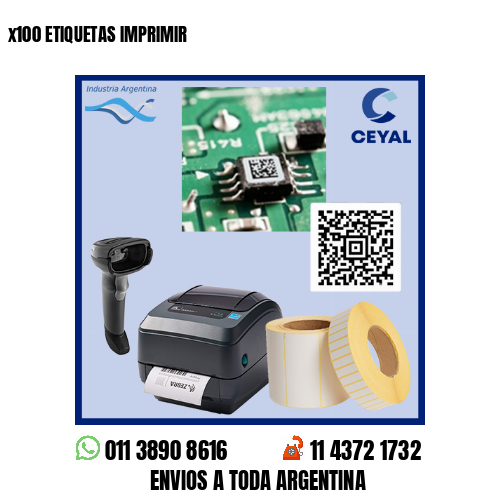 x100 ETIQUETAS IMPRIMIR