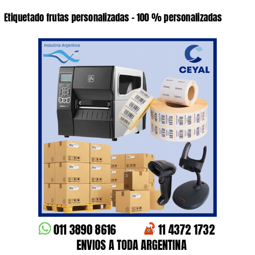 Etiquetado frutas personalizadas – 100 % personalizadas