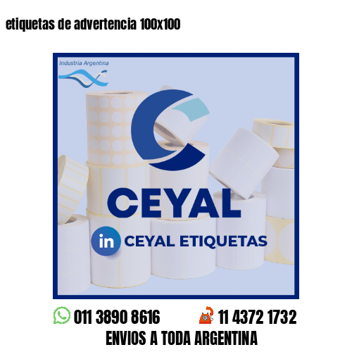 etiquetas de advertencia 100x100