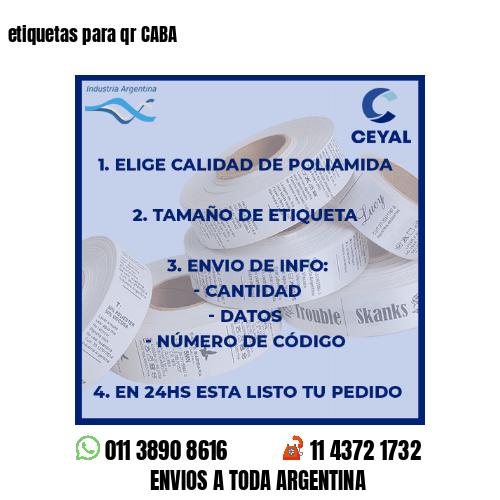 etiquetas para qr CABA