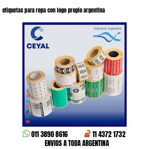 etiquetas para ropa con logo propio argentina