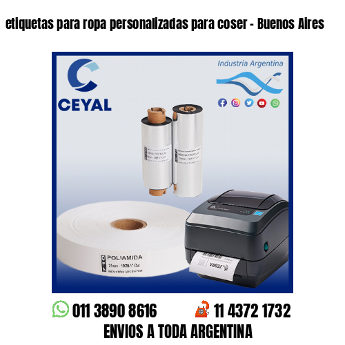 etiquetas para ropa personalizadas para coser – Buenos Aires