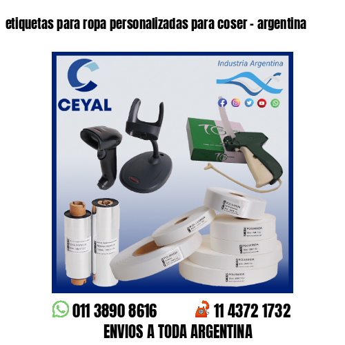 etiquetas para ropa personalizadas para coser – argentina