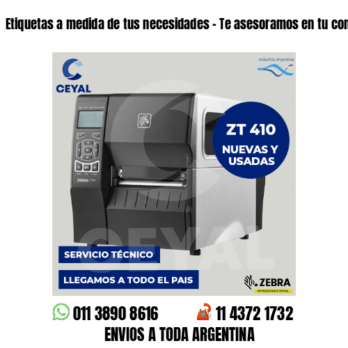 Etiquetas a medida de tus necesidades – Te asesoramos en tu compra