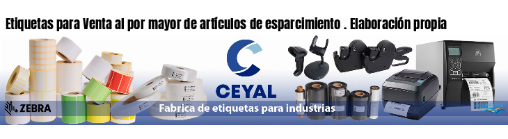 Etiquetas para Venta al por mayor de artículos de esparcimiento . Elaboración propia