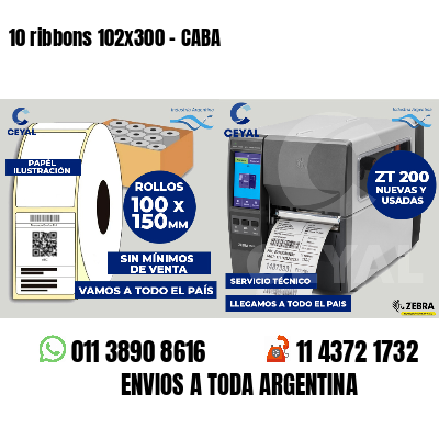 10 ribbons 102x300 - CABA