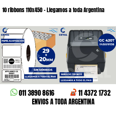 10 ribbons 110x450 - Llegamos a toda Argentina