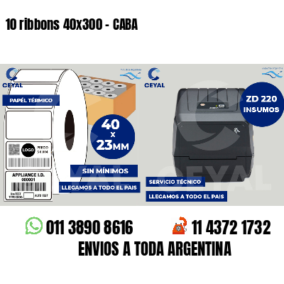 10 ribbons 40x300 - CABA