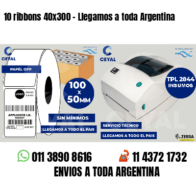 10 ribbons 40x300 - Llegamos a toda Argentina