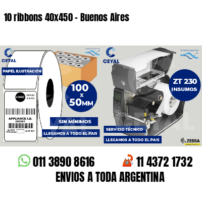 10 ribbons 40x450 - Buenos Aires