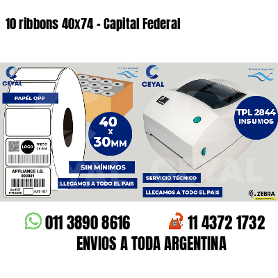 10 ribbons 40x74 - Capital Federal