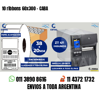 10 ribbons 60x300 - CABA