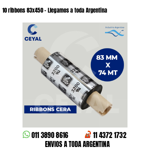10 ribbons 83×450 – Llegamos a toda Argentina