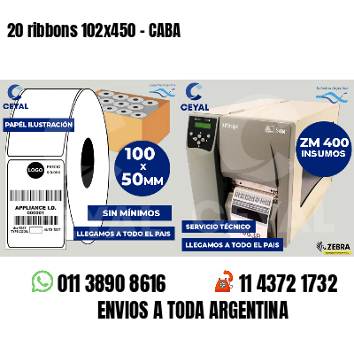 20 ribbons 102x450 - CABA