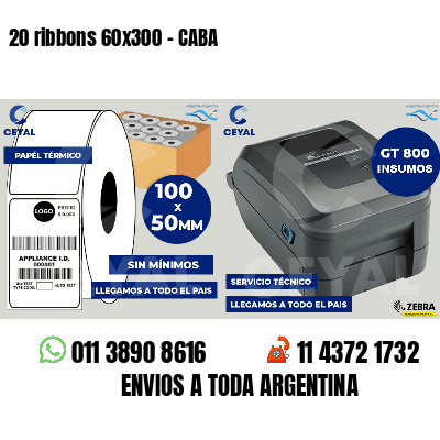 20 ribbons 60x300 - CABA