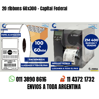 20 ribbons 60x300 - Capital Federal