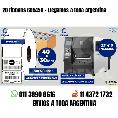 20 ribbons 60x450 - Llegamos a toda Argentina