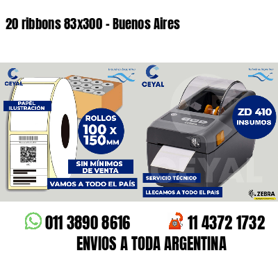 20 ribbons 83x300 - Buenos Aires