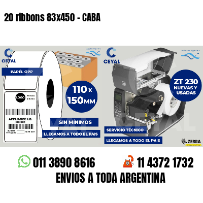 20 ribbons 83x450 - CABA