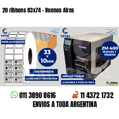20 ribbons 83x74 - Buenos Aires